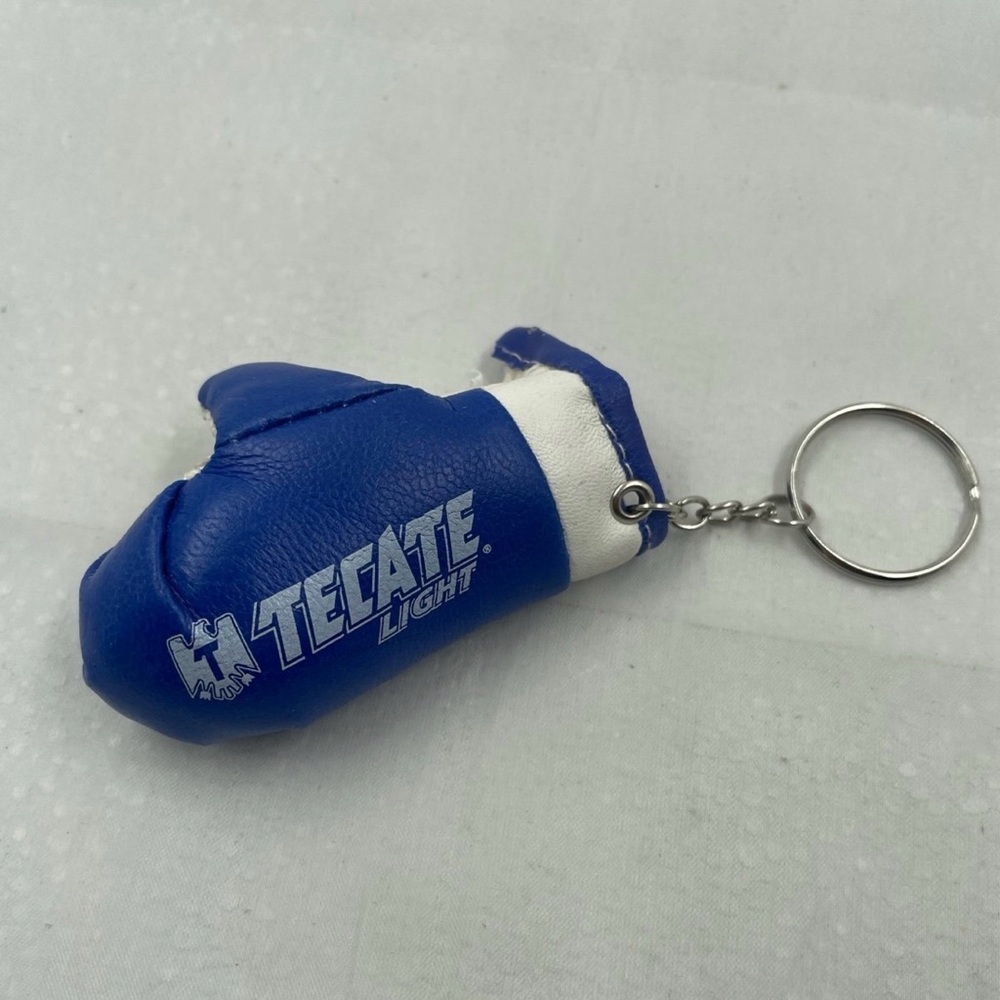 Tecate Beer Boxing Glove Keychain